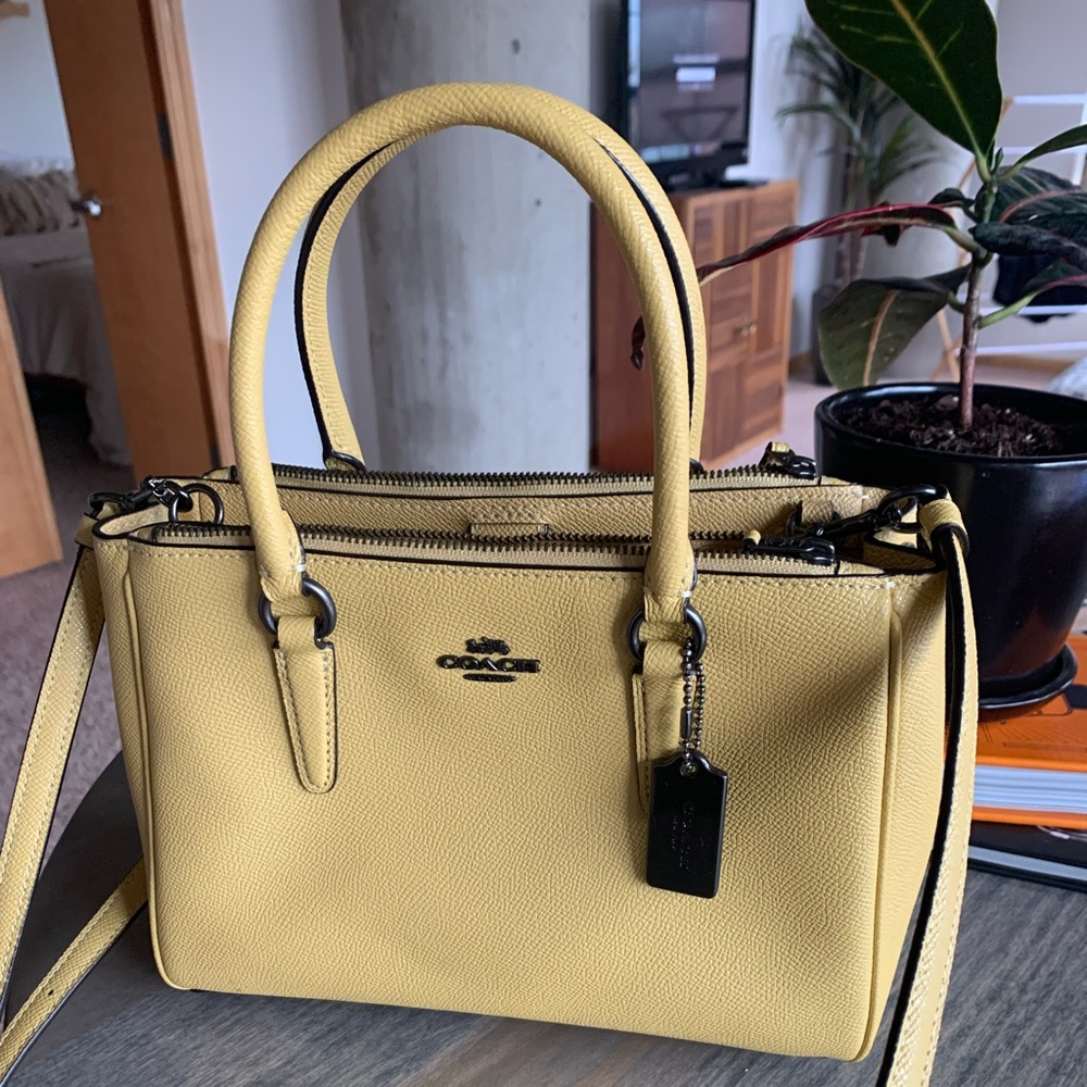 Yellow Coach Bag